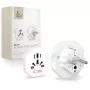 Tech-Protect Adaptador de viagem universal WL-09 de EU branco