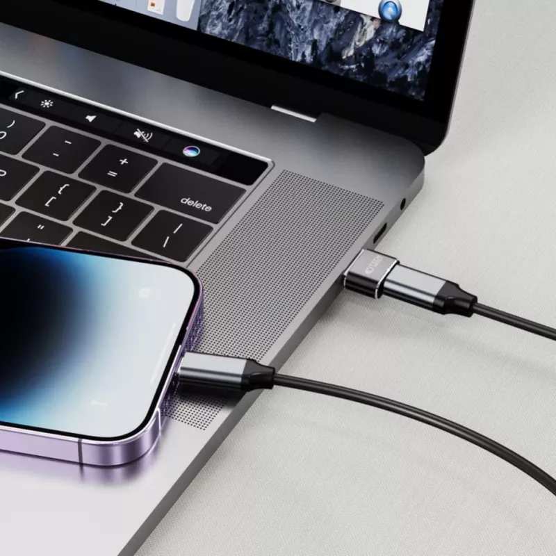 Tech-Protect Adaptador USB-A (macho) para USB-C (fêmea) - USB 3.0, 5 Gbps, cinzento sideral