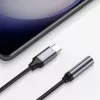 Tech-Protect Adaptador de Áudio USB-C para Mini Jack 3,5 mm (Conector Fêmea) - Preto