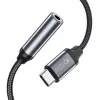Tech-Protect Adaptador de Áudio USB-C para Mini Jack 3,5 mm (Conector Fêmea) - Preto