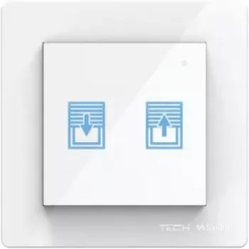 Interruptor de estore com fio Tech Sterowniki FZ-02M (branco, 230V AC, 3A, encastrar)