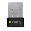 Techly I-WL-USB-600TY adaptador USB Wi-Fi mini dual band MU-MIMO 2dBi 600Mbps preto