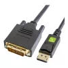 Cabo Conversor Ativo Techly ICOC-DSP-C12-010 DisplayPort 1.2 para DVI-D 24+1, 1080p, 1m, Preto
