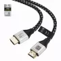 Techly ICOC-HDMI21-8-010T Cabo HDMI 2.1 1m 48Gbps 8K 10K entrançado Preto