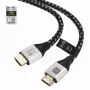 Cabo Techly ICOC-HDMI21-8-020T HDMI 2.1 8K 10K 48Gbps 2m preto entrançado