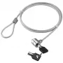Cabo de segurança para portátil Techly IQ-LOK-08-KT com cabo de aço de 1,4m e duas chaves
