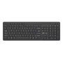 TECHLY Teclado sem fios RF 2,4GHz USB Layout UK Chocolate Preto