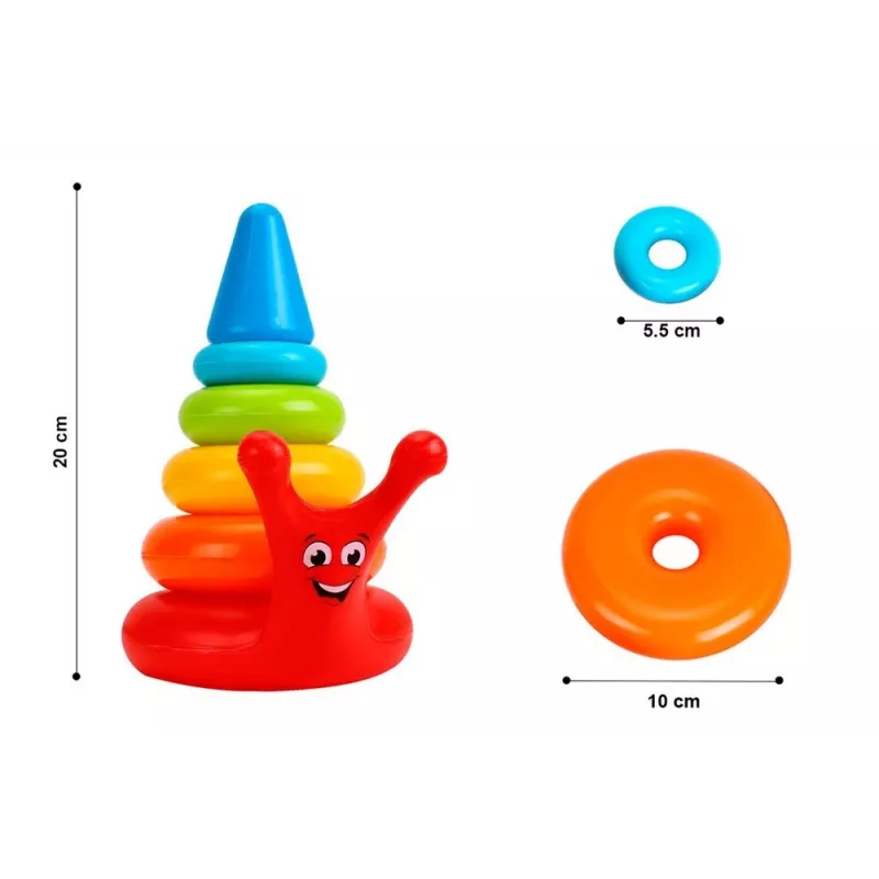 Puzzle piramidal para criança pequena TECHNOK 5255