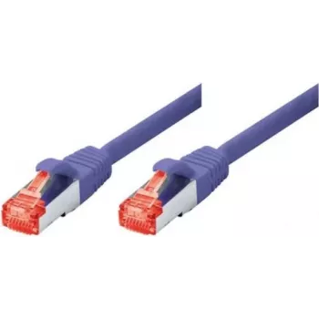 TECLINE Cabo patch Cat 6 S-STP PIMF, violeta, 0,5 m, Slim Bend Protection 71500V