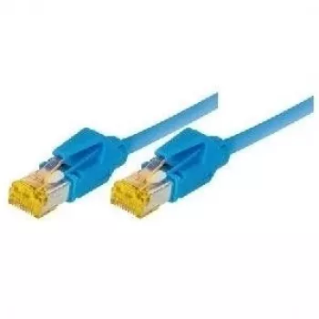 TECLINE Cabo de rede Cat 6a S/FTP, 0,5m, azul, LSZH, 10GbE, Hirose TM31 72200B