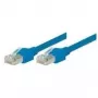 TECLINE Dätwyler Cabo de Patch S/UTP, Cat 5e, Azul, 1,0 m Altamente Flexível, com Fichas Hirose TM11 (71901B)