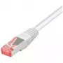 Tecline Exertis Connect Cabo de rede CAT 6 SSTP RJ-45 ficha macho para RJ-45 ficha macho, 7,5 m, isento de halogéneos, branco 71507W