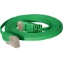 Cabo de rede U/UTP Cat 6 plano de alta qualidade TECLINE, verde, 7,5 m 77807G