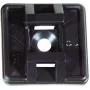 Bases autocolantes para abraçadeiras TECLINE para abraçadeiras até 4,8 mm de largura, Preto, 100 unid. 690048S
