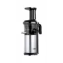 Extrator de sumo lento TEESA para legumes e fruta, 150W, 48 rpm, recipiente de sumo 1L, Preto