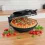 Forno de pizza TEESA SUPREME, 1200 W, 32 cm, janela de visualização, pedra removível