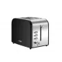 Teesa TSA3300 Torradeira 850W 2 Fatias com 7 Níveis de Tostagem, Descongelar & Reaquecer, Aço Inoxidável