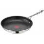 Frigideira TEFAL Cook Smart de Jamie Oliver, aço inoxidável, 28 cm, preta