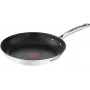 Tefal Duetto+ Frigideira 28 cm, Aço Inoxidável, Revestimento Antiaderente Titanium, Indução - G7320634