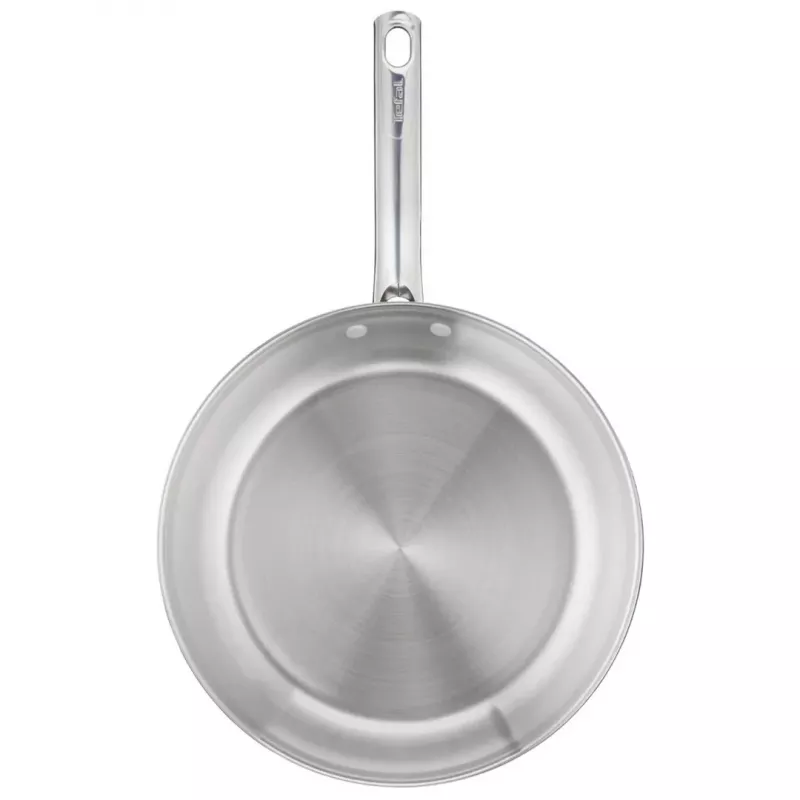 Tefal Duetto On Frigideira 20 cm em aço inoxidável com revestimento antiaderente de titânio e Thermo-Signal