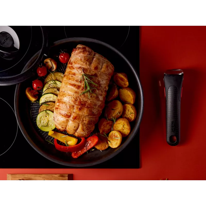 Conjunto de frigideiras Tefal Ingenio Eco Resist, 3 peças (22 cm & 26 cm) com cabo removível