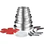 Tefal Ingenio Emotion L897SK04 Conjunto de panelas 20 peças, Prateado