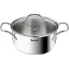 Conjunto de panelas Tefal Intuition B864SA74 em aço inoxidável, 10 peças, adequado para indução, resistente ao forno, lavável na máquina