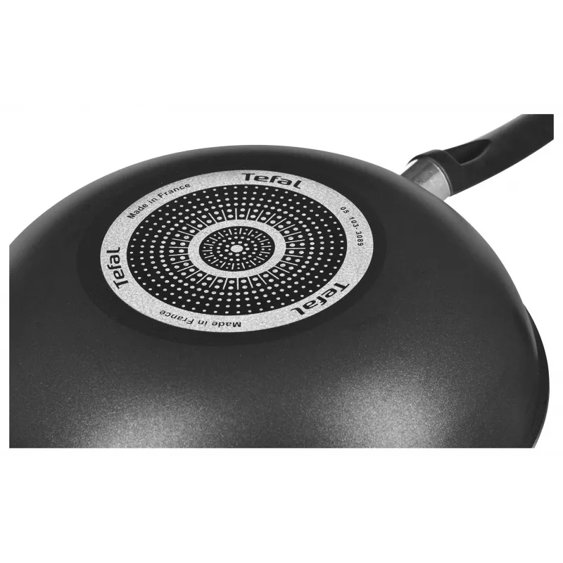 Wok Tefal Simplicity 28 cm B5821902 – Alumínio com revestimento antiaderente e Thermo-Spot, para gás/elétrico/cerâmico/halogéneo