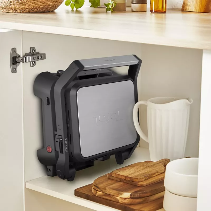 Grelhador de contacto Tefal SuperGrill 3-in-1 GC510DE0, 2000 W, Prateado/Preto
