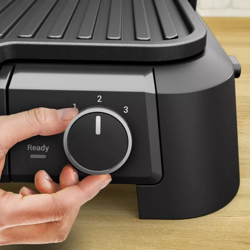 Grelhador de contacto Tefal SuperGrill 3-in-1 GC510DE0, 2000 W, Prateado/Preto