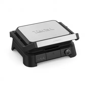 Grelhador de contacto Tefal SuperGrill 3-in-1 GC510DE0, 2000 W, Prateado/Preto