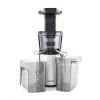 Extrator de sumo lento TEFAL ZC605D38 150W Cold Press 35 RPM prateado/preto