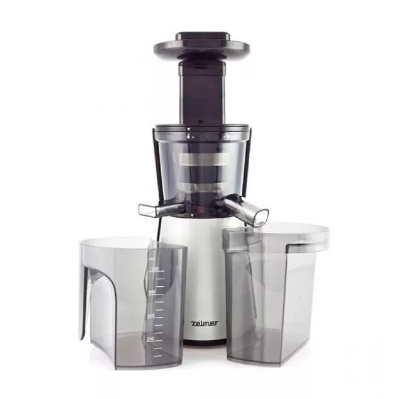 Extrator de sumo lento TEFAL ZC605D38 150W Cold Press 35 RPM prateado/preto