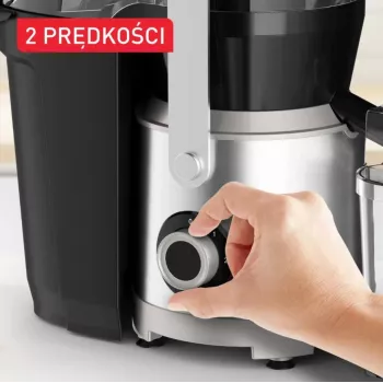 Extrator de sumo centrífugo Tefal ZE660D10 800 W preto/prateado