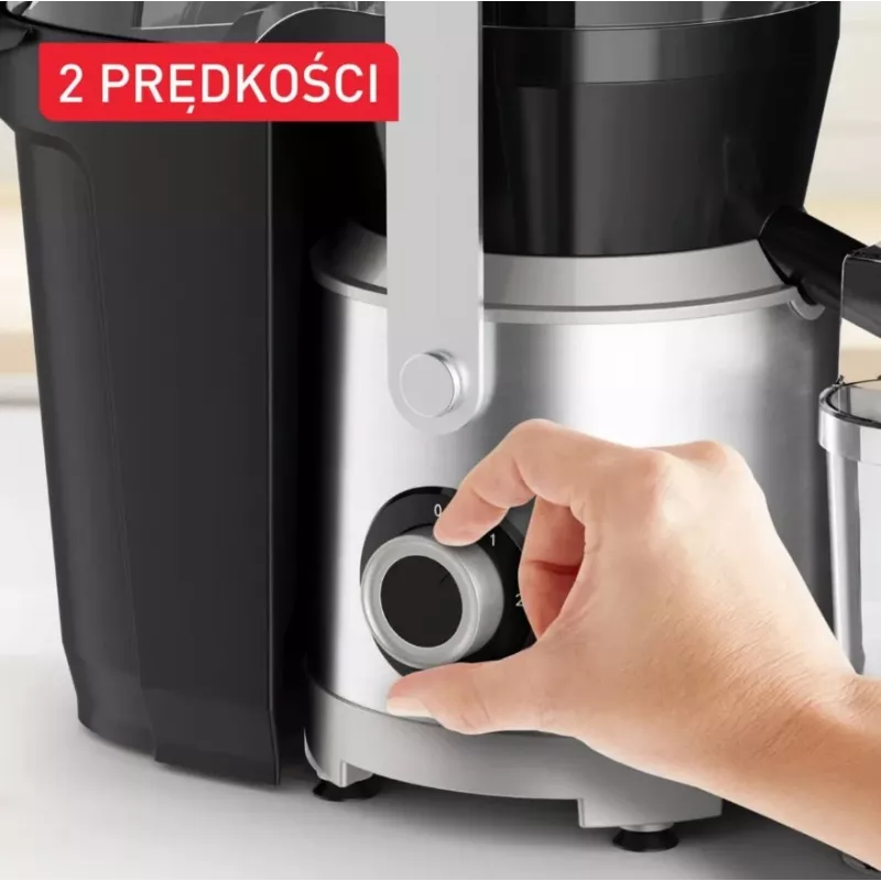 Extrator de sumo centrífugo Tefal ZE660D10 800 W preto/prateado
