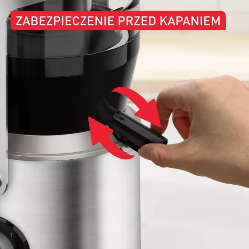 Extrator de sumo centrífugo Tefal ZE660D10 800 W preto/prateado