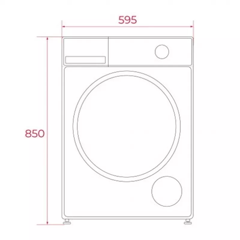 TEKA WM 20841 W PL máquina de lavar roupa de carregamento frontal, 8 kg, 1200 rpm, branco