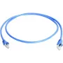 Cabo de rede Telegärtner 100008172 CAT 5e F/UTP RJ45, 0,5 m, azul, ignífugo, proteção anti-dobra