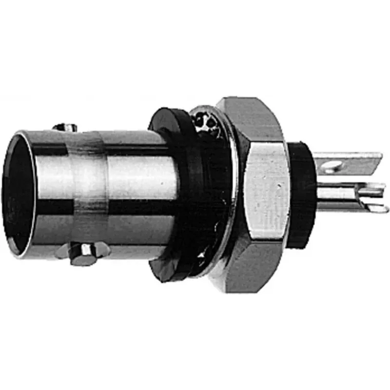 Telegärtner Conector Fêmea BNC de Encastre, Isolado 50 Ohm, Flange Isolante Branca, Z01 - 1 Unid. (J01001A0043)