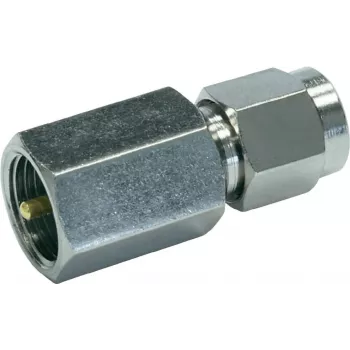 Adaptador coaxial Telegärtner Inter-Series SMA macho para FME macho 50 Ohm