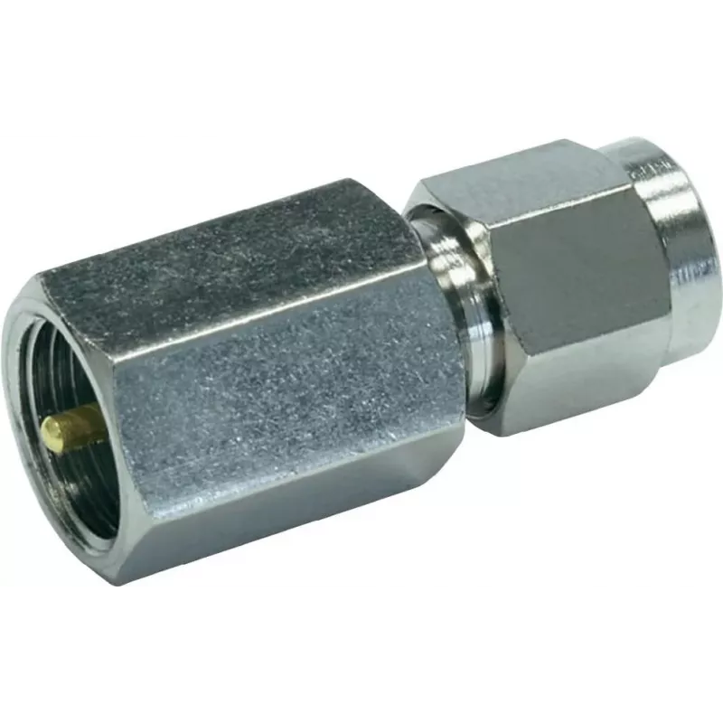 Adaptador coaxial Telegärtner Inter-Series SMA macho para FME macho 50 Ohm