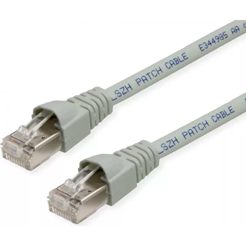 Telegärtner L00004A0104 Cabo de rede patch Cat6a S/FTP, 6 m, cinzento