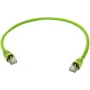 Telegärtner L00005A0055 Cabo de rede Cat.7 S/FTP ao metro, 10m, verde, LSZH, 600MHz, 10GBase-T, 100Ω, AWG23