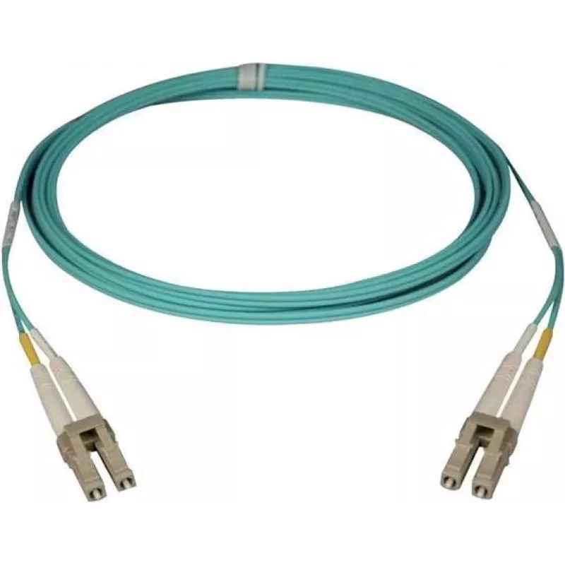 Telegärtner cabo de fibra ótica LC para LC Multimode OM3 Duplex, 2m, aqua L00871A0006