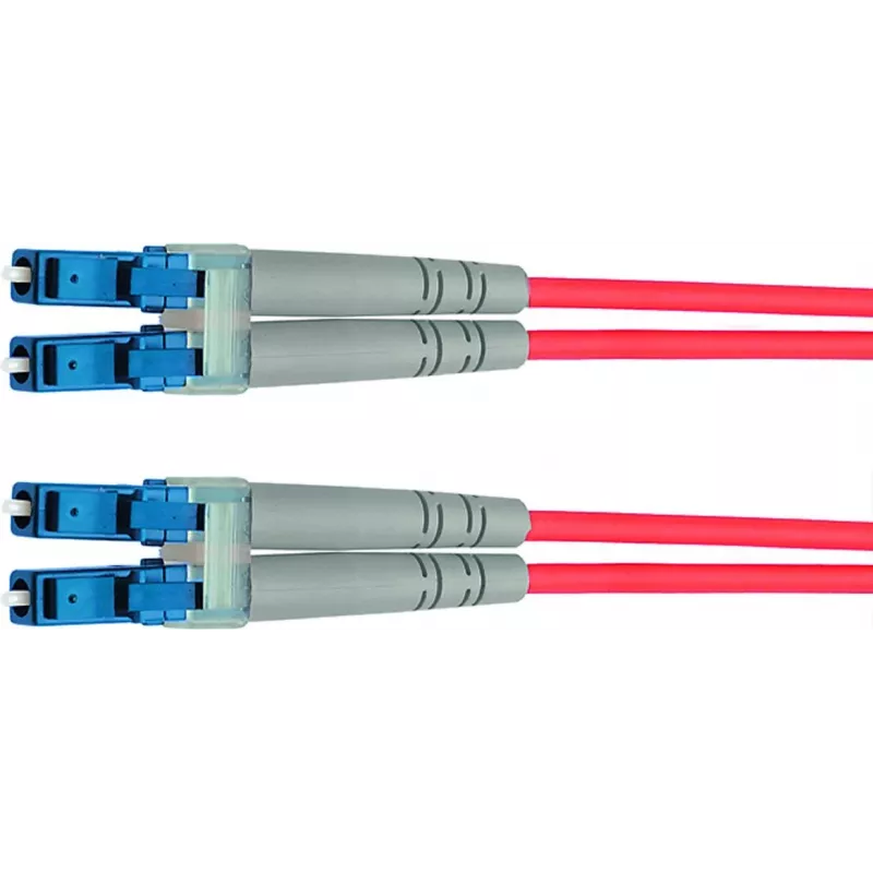 Telegärtner cabo de rede de fibra ótica LC para LC OM4 duplex, 2m, violeta 100011327