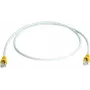 Cabo crossover Telegärtner MP8 FS 600 Cat.7, S/FTP PiMF, ficha RJ45 macho para ficha RJ45 macho, 3 m, preto L00002A0120