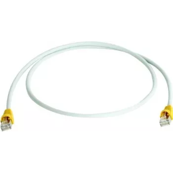 Cabo crossover Telegärtner MP8 FS 600 Cat.7, S/FTP, ficha RJ-45 macho para ficha RJ-45 macho, 2 m, preto L00001A0099