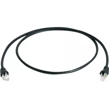 Cabo de rede Telegärtner MP8 FS 600 Cat.7 S/FTP, ficha RJ45 macho para ficha RJ45 macho, 50 m, preto L00006A0056