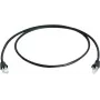 Cabo de rede Telegärtner MP8 FS 600 Cat.7 S/FTP, ficha RJ45 macho para ficha RJ45 macho, 50 m, preto L00006A0056