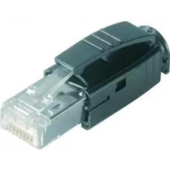 Telegärtner STX ficha RJ45 Cat.5e 8P8C ficha de crimpagem, transparente, 1 unid. J80026A0001